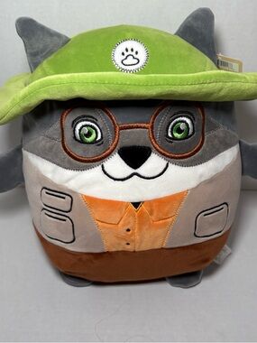 NEW NWT Great Wolf Lodge Oliver Raccoon Squishy Soft Large Plush